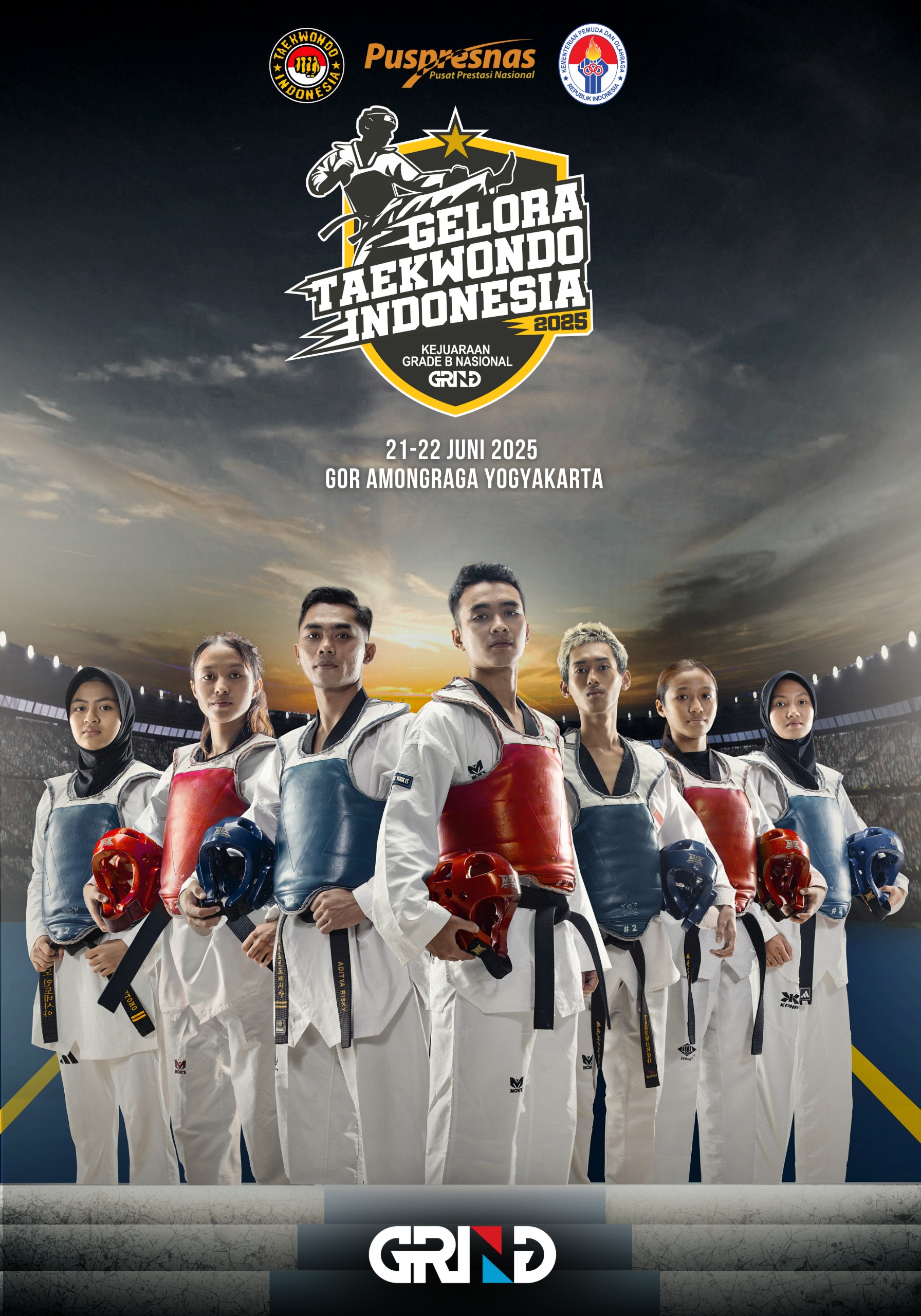 Kejuaraan GELORA TAEKWONDO INDONESIA CHAMPIONSHIP 2025 GRIND ti-pmsdragonsolo.com